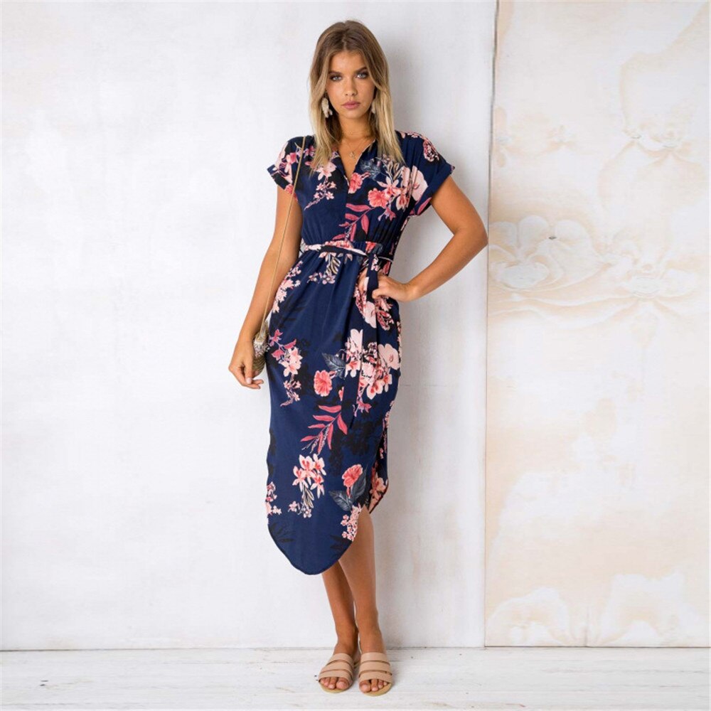 Melbourne - Floral Midi Dress