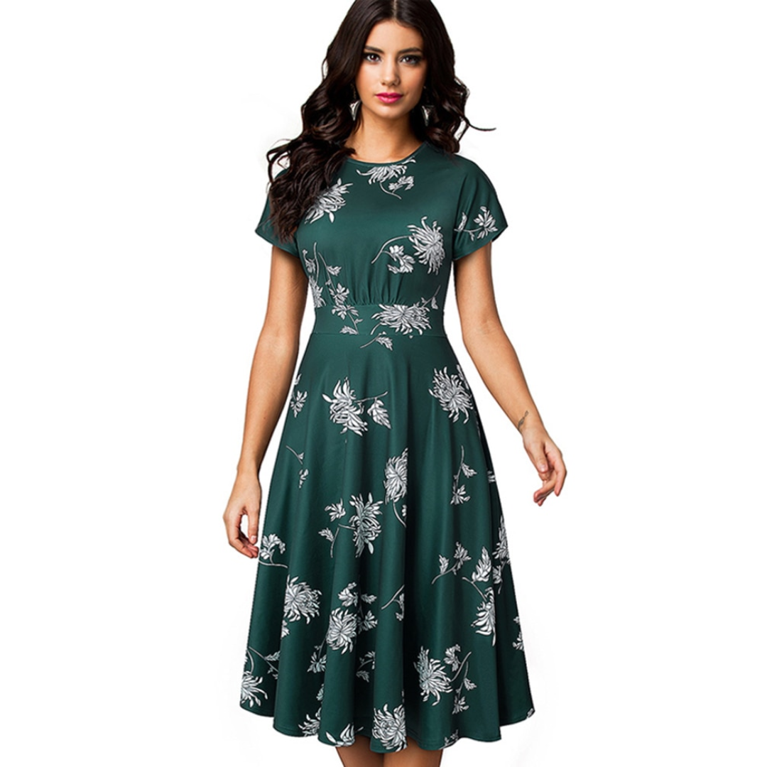 Brielle - Floral Midi Dress