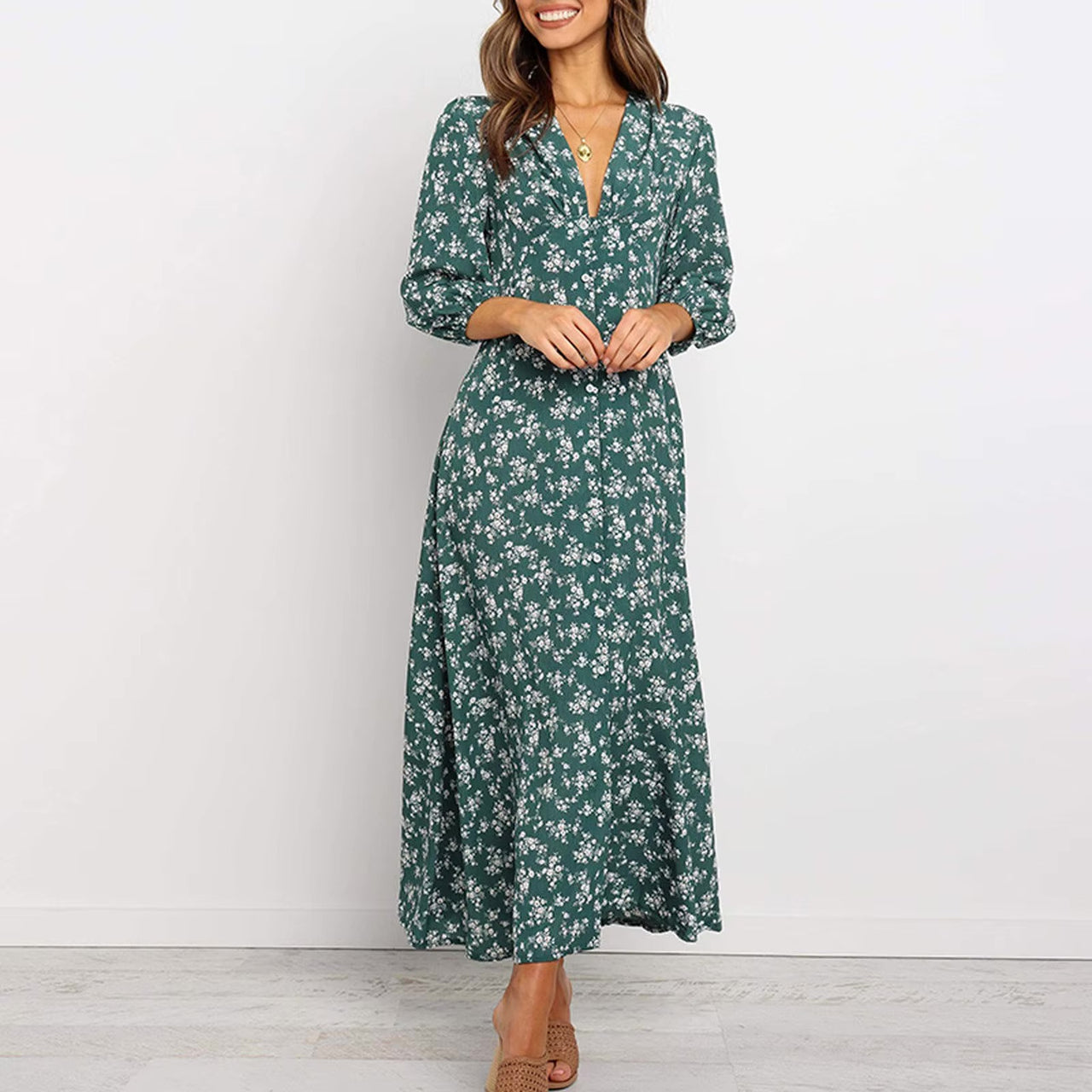 Elaina - Floral Maxi Dress
