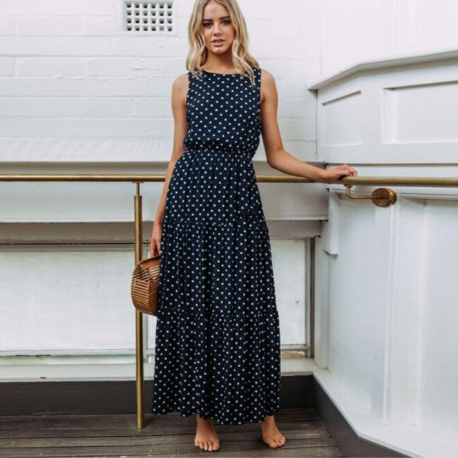 Hawthorne - Spotted Maxi Dress