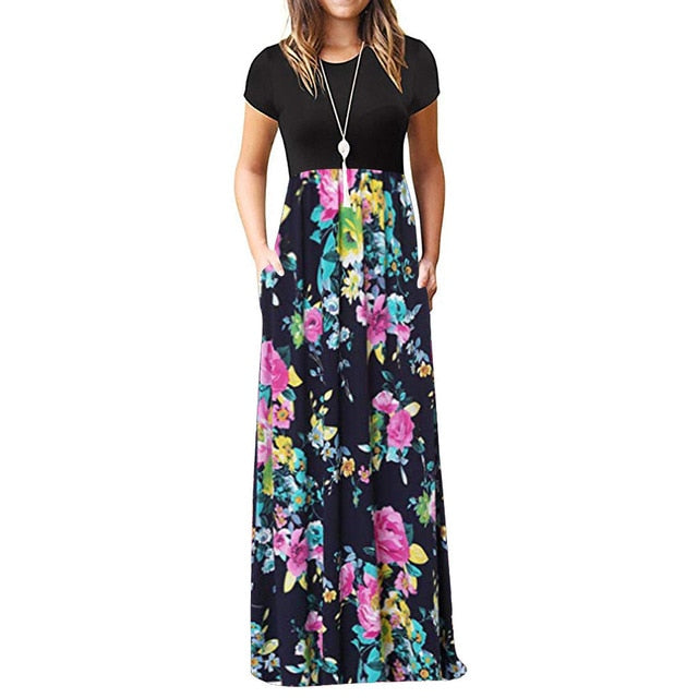 Weslie - Floral Maxi Dress