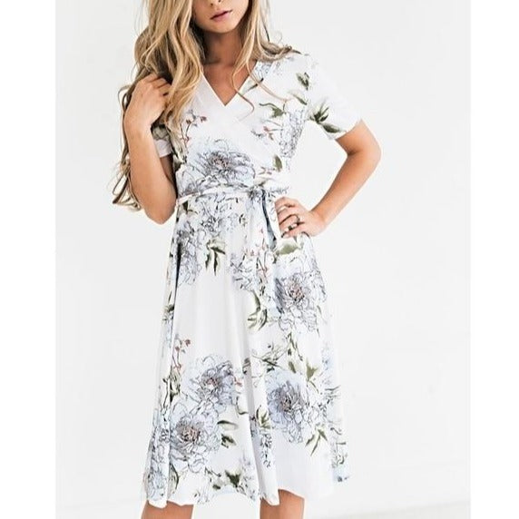 Adelaide - Floral Midi Dress