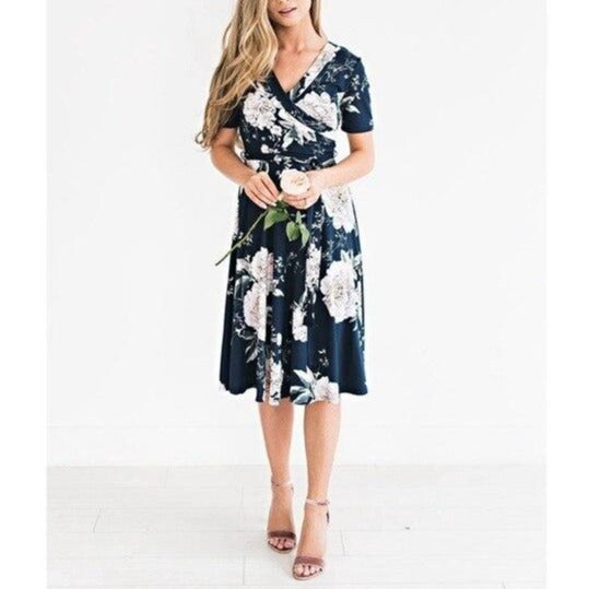 Adelaide - Floral Midi Dress
